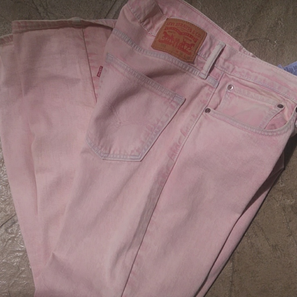Men's Jeans ( acid washed pink )